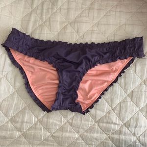 “The Cheeky Ruffle” bikini bottoms by Victoria’s Secret
